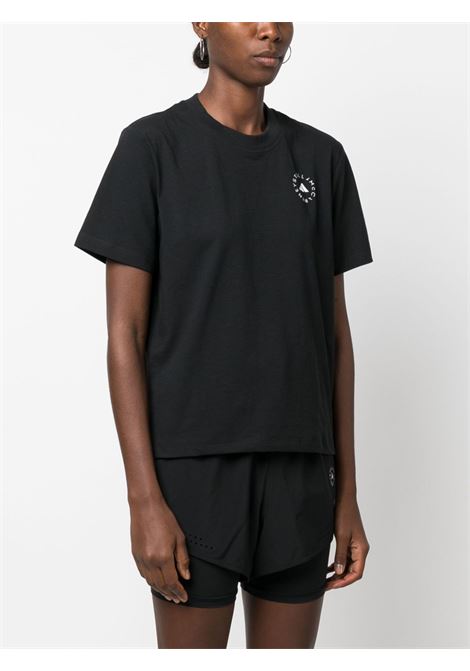 T-shirt a maniche corte truecasuals in nero Adidas by stella mc cartney - donna ADIDAS BY STELLA MC CARTNEY | HR9170BLK